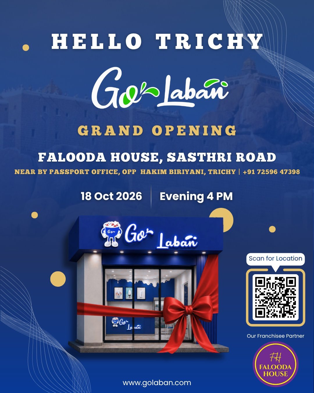 Hello Trichy: Go Laban grand opening poster